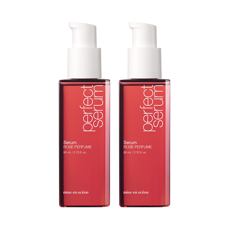 미쟝센 퍼펙트 로즈 퍼퓸 세럼 80ml x2개, 촉촉한 헤어에센스 : 한준코스