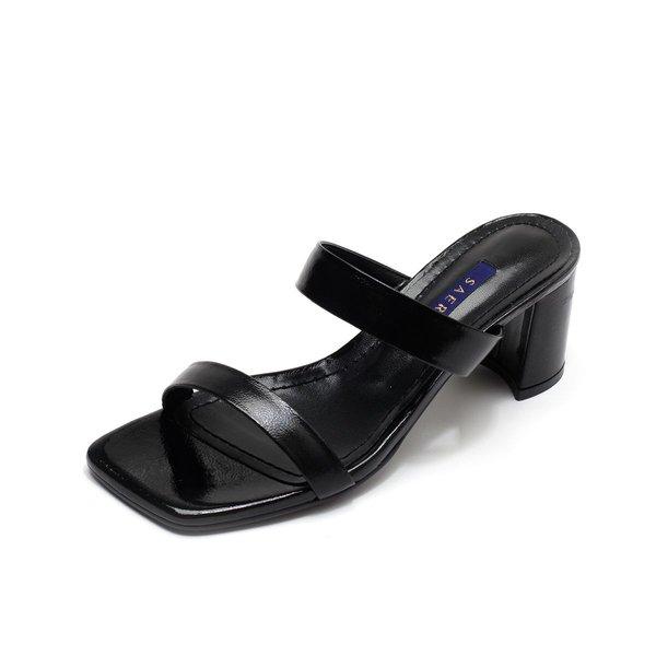 [갤러리아] SAERA 세라 뮬 S21M408 흑색,화이트 6CM(한화갤러리아㈜ 센터시티) : 갤러리아백화점