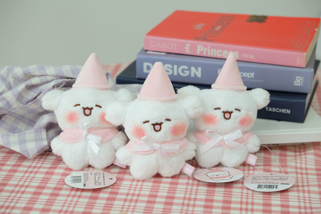 [크렘봉봉] 10cm 스마일무스 인형(핑크) : 연도문구
