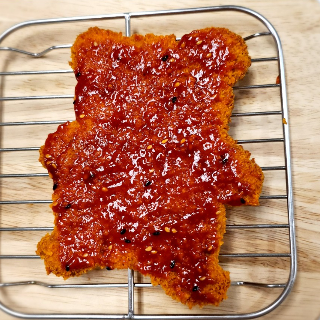 곰 돈까스 곰돌이 피카츄 옛날 치킨 냉동 돈가스 10개 : 오후잡화