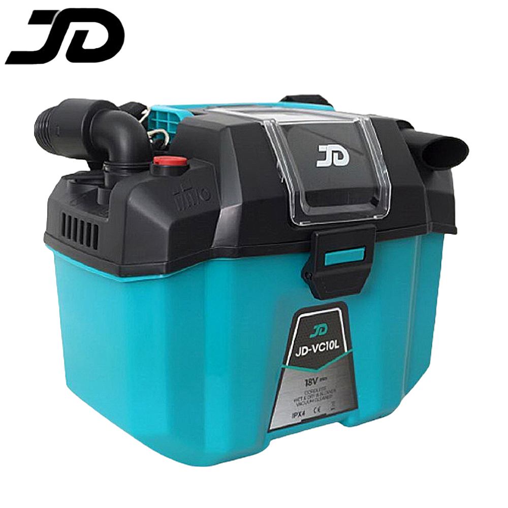제이디가든 충전식청소기 본체만 JD-VC10L 건습식 진공청소기 18V 마끼다 배터리호환 : 공구설명서