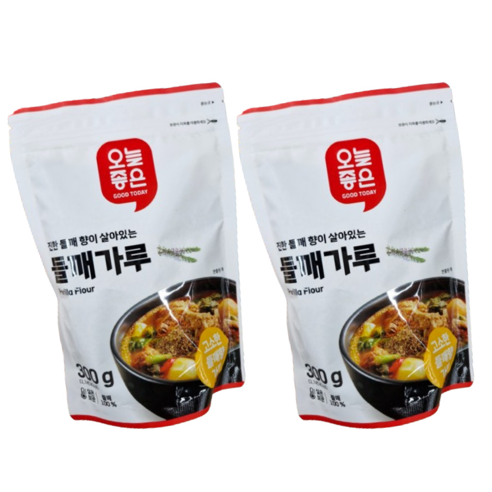 진한 들깨향이 살아있는 들깨가루 300g x 2팩 : MS스포츠