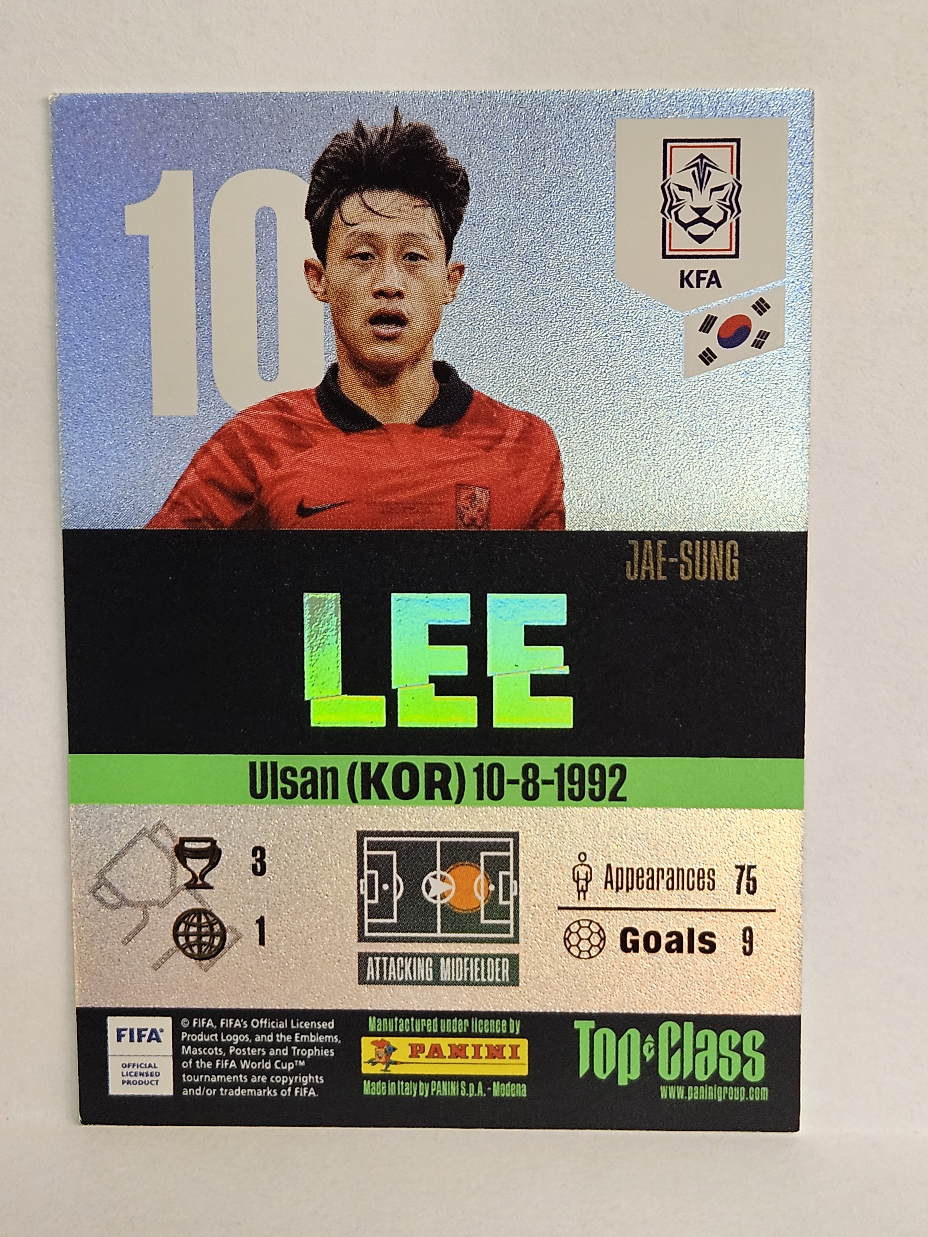 197. 이재성 ( KOREA ) Winner Panini Top Class 2024 파니니 탑클래스 2024 : 캠핑토이