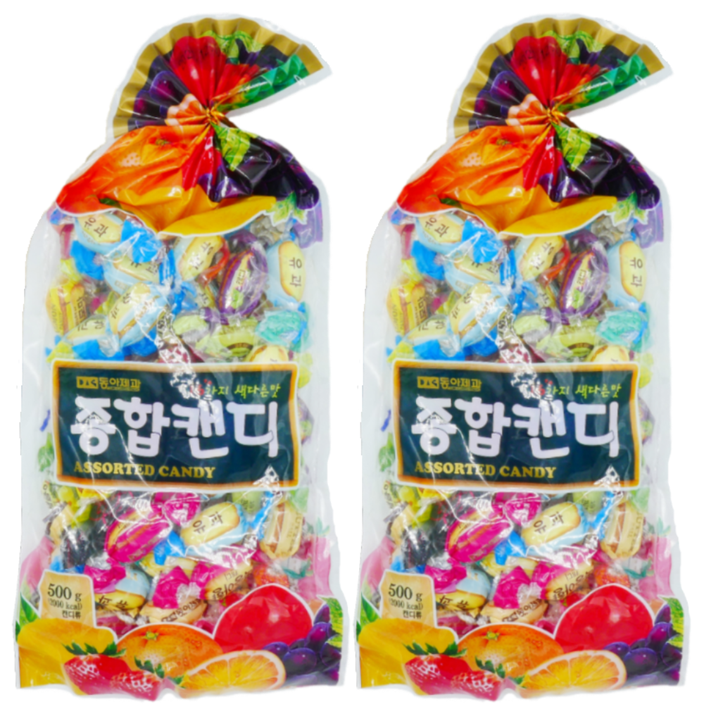 동아제과 종합캔디 500g 2개 : 주식회사 씨엠몰