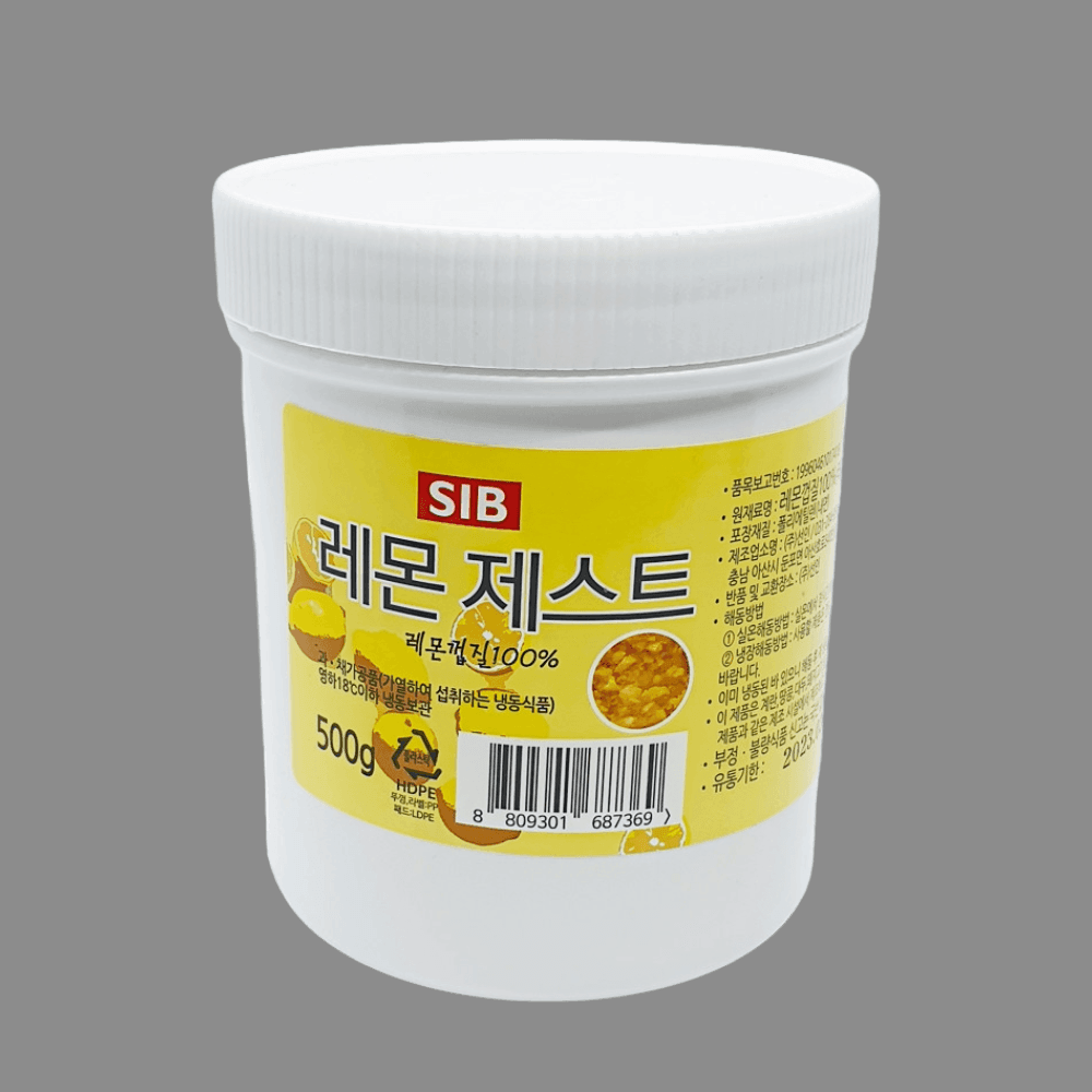 레몬제스트 500g 레몬껍질 냉동 맛있는 : 유 나 샵