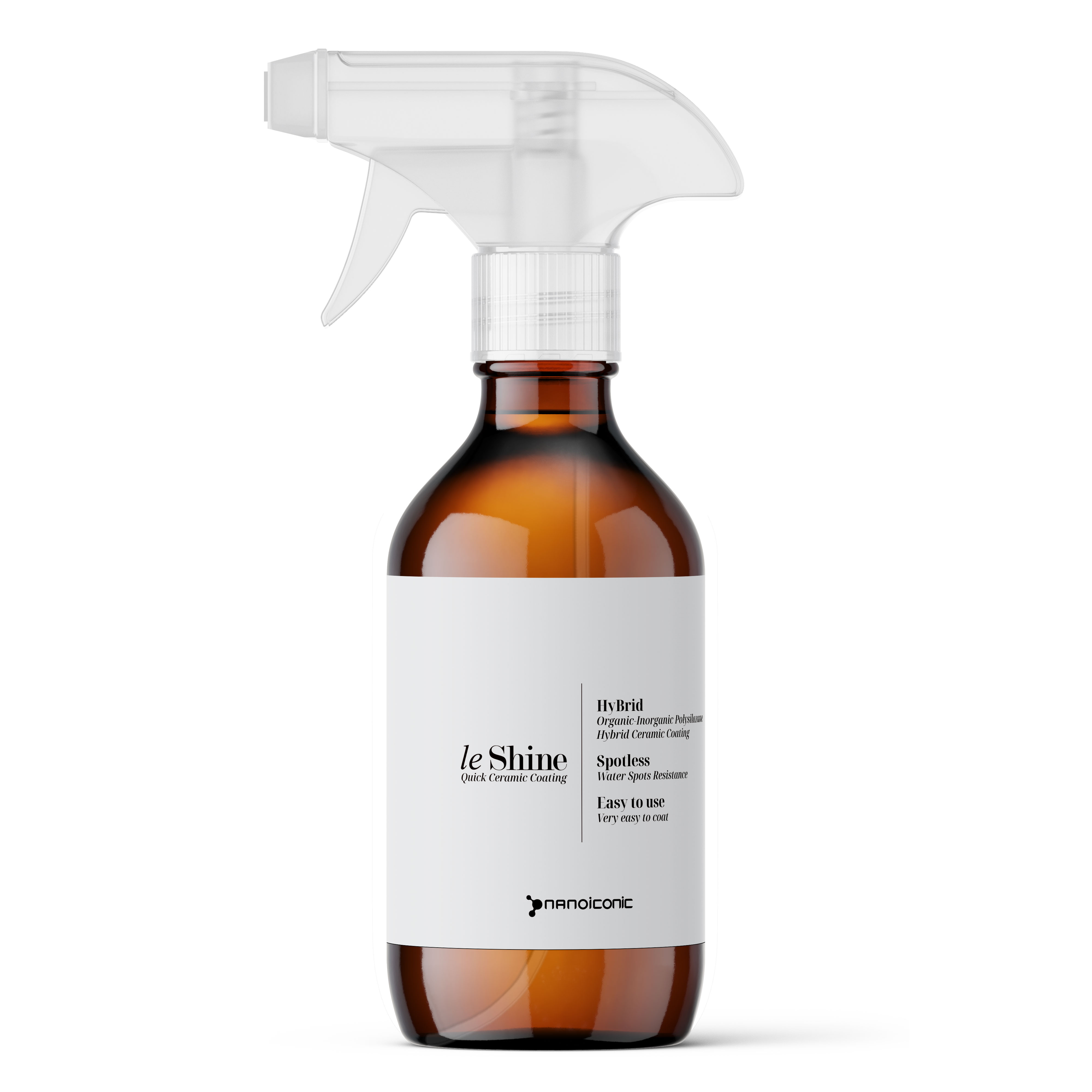 나노아이코닉 르샤인 유성 스프레이 뿌리는유리막코팅제 유리막코팅관리제 뿌리막 300ml : 나노아이코닉