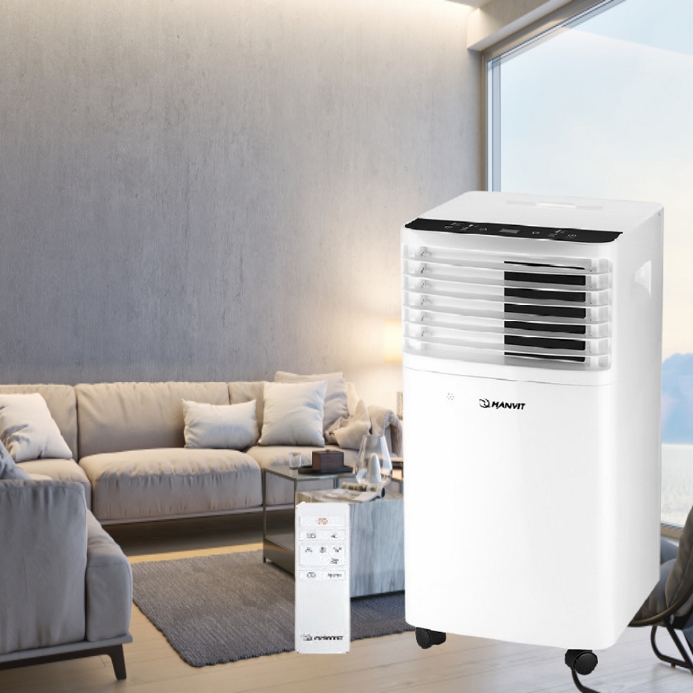 한빛 이동형 에어컨 HV-12000BTU 자취방 원룸 실외기없는 에어컨 : 지와이쇼핑