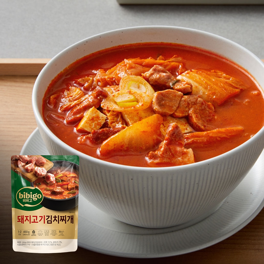 CJ비비고 돼지고기 김치찌개 460G x 6팩 : 다솜플랜잇 온라인쇼핑몰