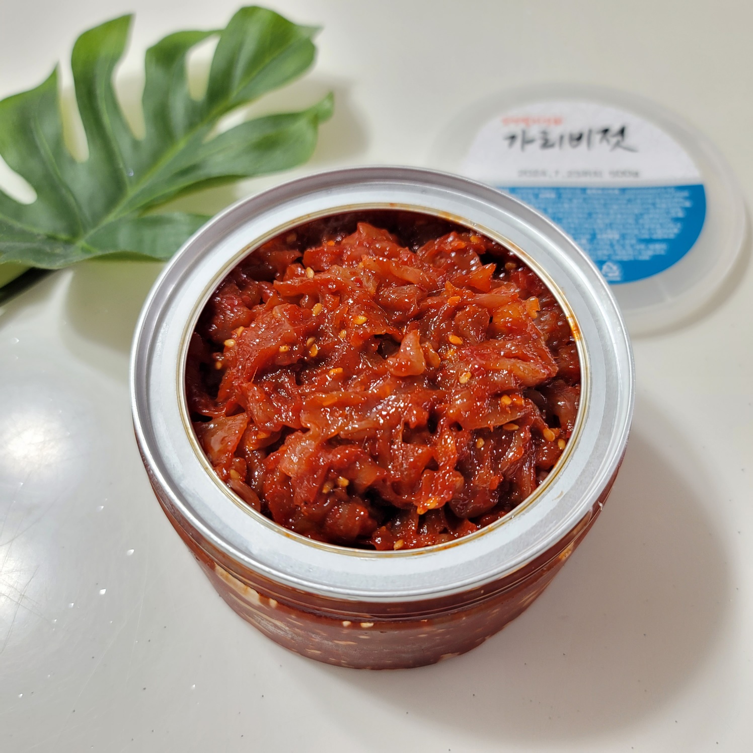 가리비젓 가정용 맛있는 반찬 강경 말자상회 가리비 젓갈 500g : 말자 상회