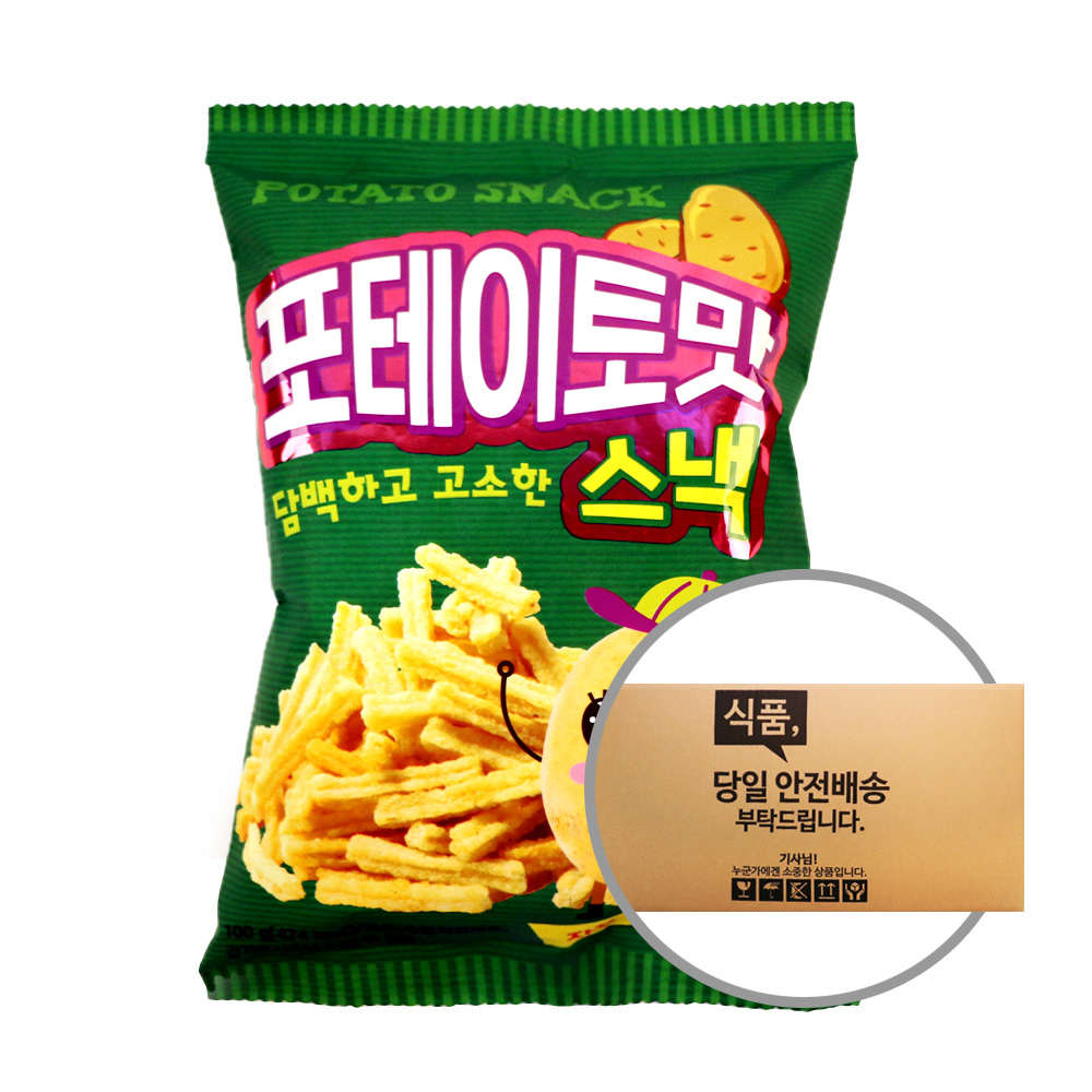 박스 싱싱푸드 포테이토맛스낵 100g 20입 : 덕영원우