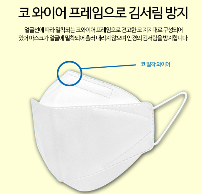 국산 KF94 3d 입체형 얇은 마스크 100매 귀편한 숨쉬기편한 화이트 대형 비말차단 : 헬스케어커머스 힐링팩토리