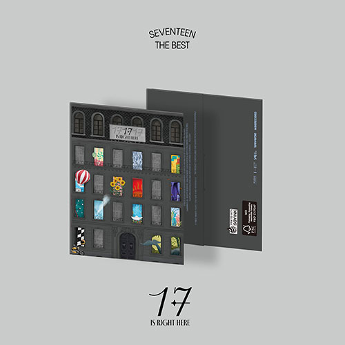 세븐틴 베스트 앨범 17 IS RIGHT HERE 마에스트로 키노 키트 : 올리브하트