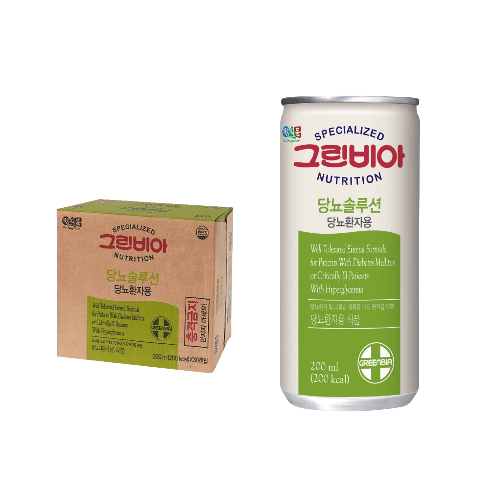 정식품 그린비아 당뇨솔루션 200ml 30캔 당류제한 : 에스유컴퍼니