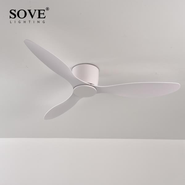 SOVE 소브 실링팬 모던 낮은 천장 실링팬 선풍기 원격 제어 심플한 가정용 조명 없음 DC 30W 220V : 가인해외직구