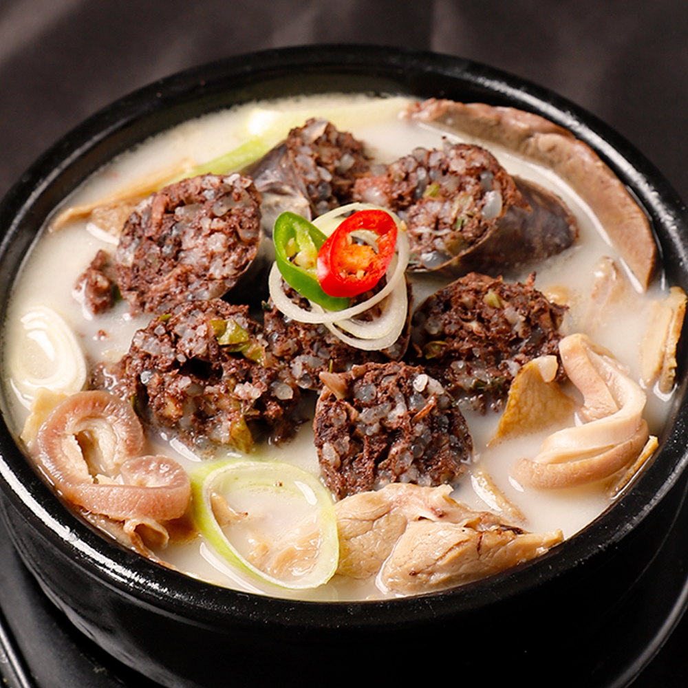 참도깨비 Pick 백암 고기 순대국밥 640g 4봉 얼큰순대국 캠핑 요리 해장국 : 참도깨비