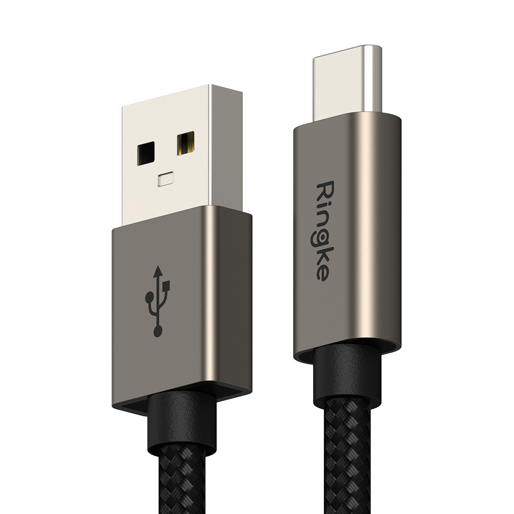 링케 베이직 60W A to C USB-C/A타입 QC3.0 초고속 충전 케이블 0.5m : 링케
