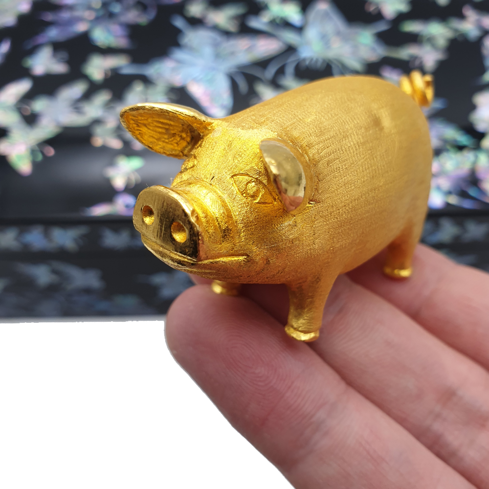 롯데한창 순금 24k 복돼지 20돈 : 롯데한창