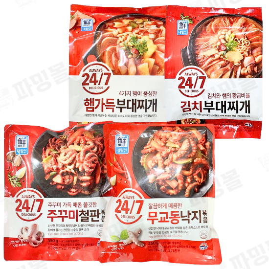 대림 무교동낙지+부대찌개+김치부대찌개+쭈꾸미볶음 : 파밍몰