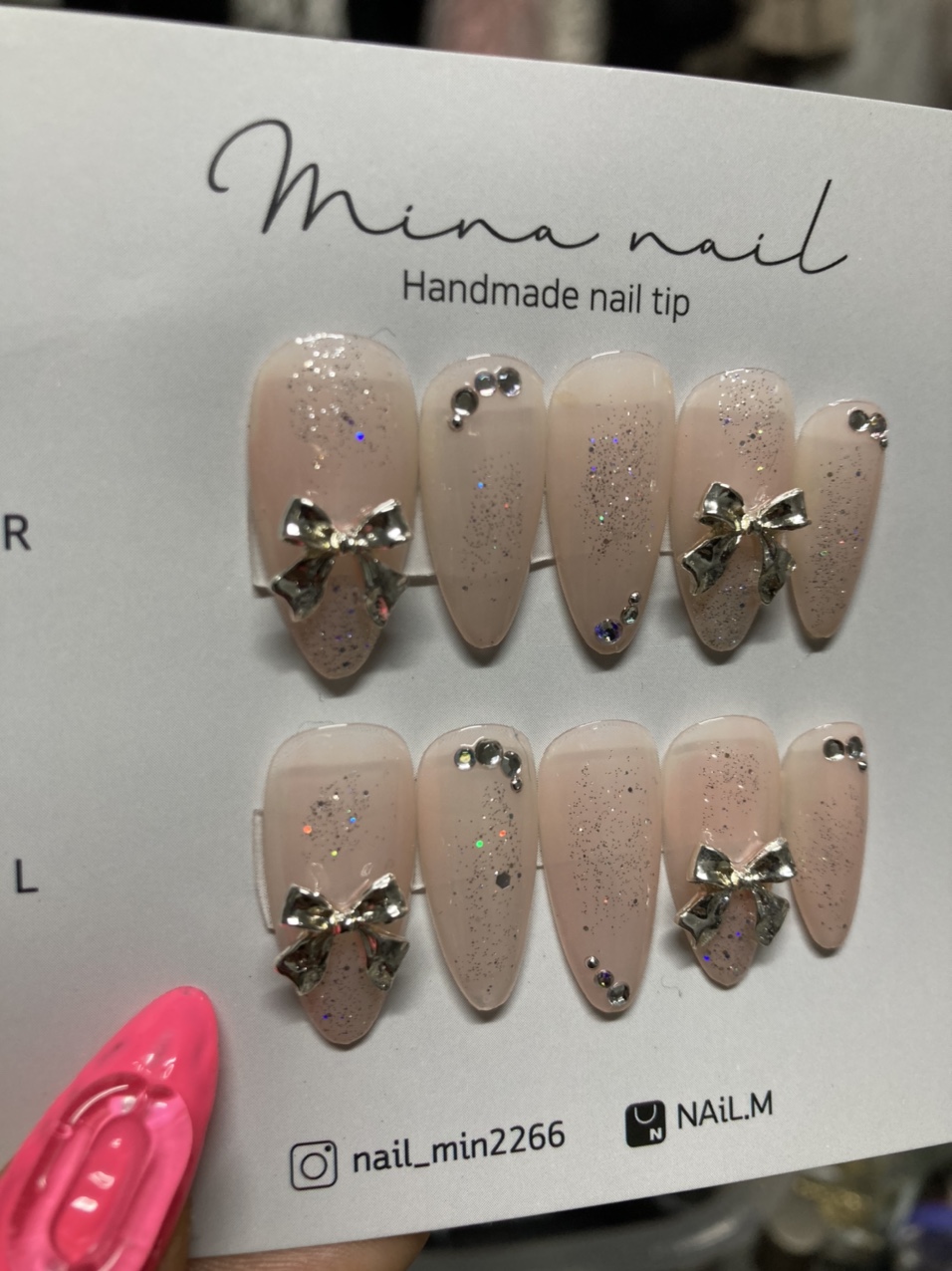 리본네일팁 : NAIL.M