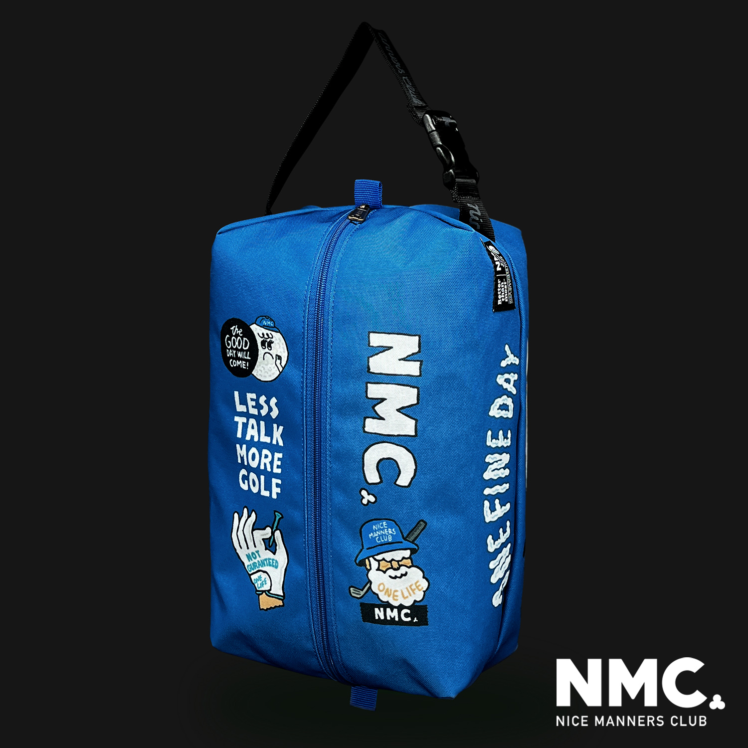 NMC 슈즈백 신발주머니 틸블루 나이스매너스클럽 : 벙커샵 스토어