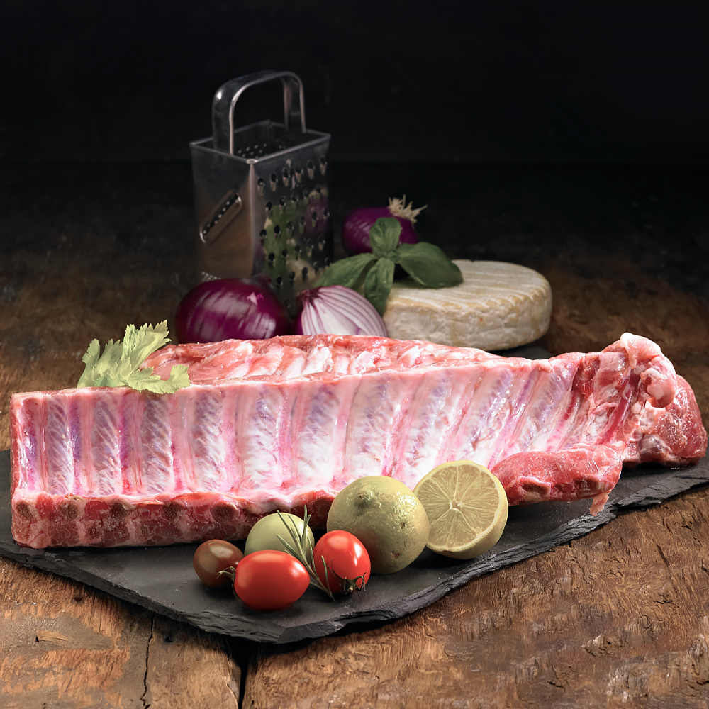 [엄지척축산] 생 쪽갈비 칠레산 돼지 등갈비 2팩(600g+600g) : 엄지척농산물