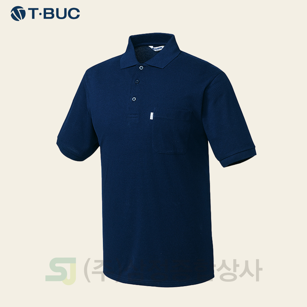 티뷰크 PS-1 CVC 폴로 티셔츠, 반팔 카라 티셔츠 작업복 안전 단체 건설 근무 공업 : 주식회사 삼정종합상사