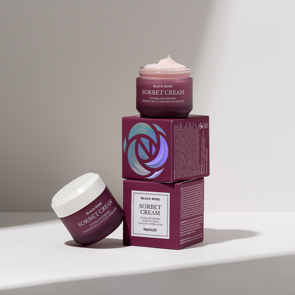 헤이미쉬 블랙 로즈 하이드라 플럼핑 샤벳 크림 50ml : 헤이미쉬 공식몰