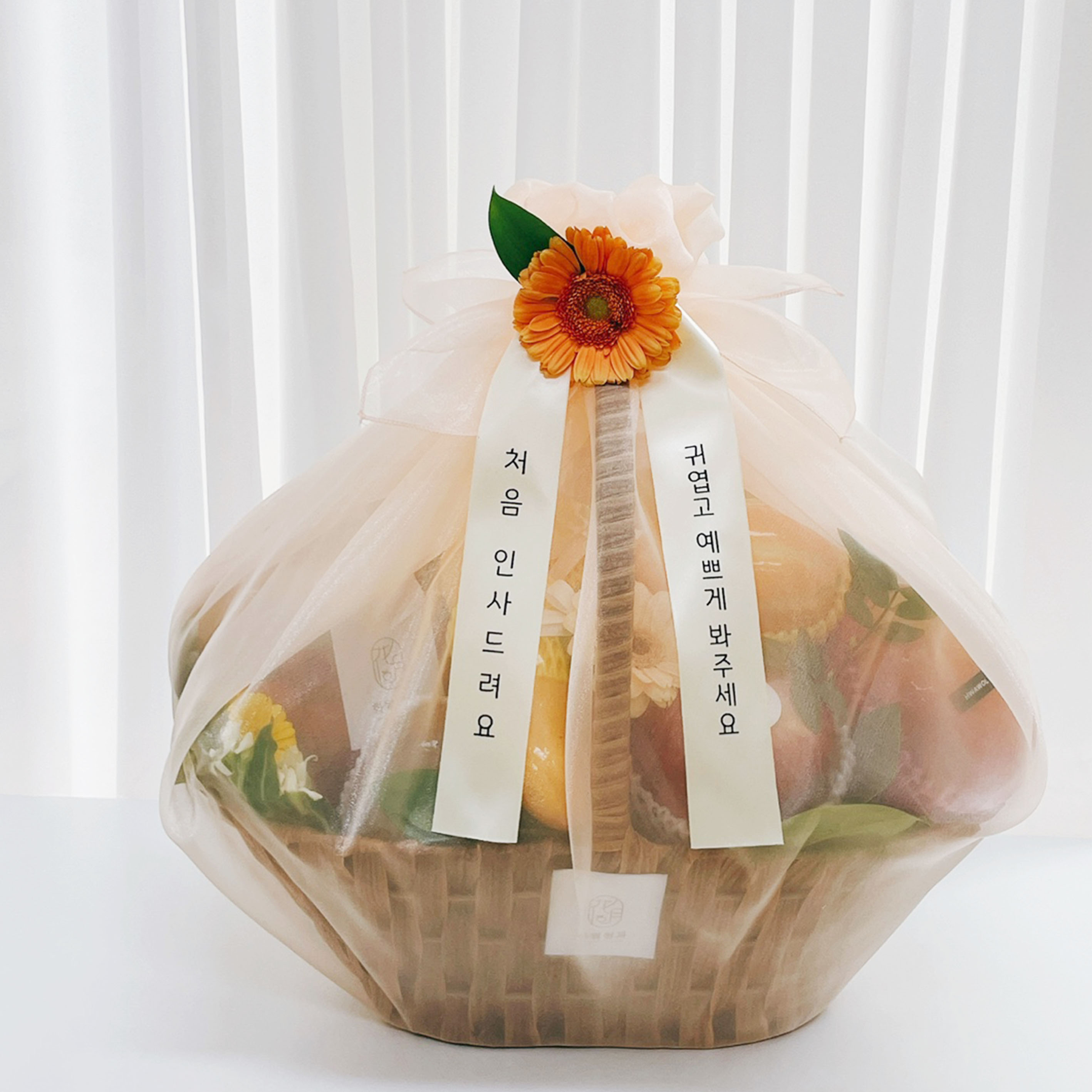 [과일 바구니 XL] 선물세트 (첫인사 상견례 출산 병문안 강남 서초 사당 관악 동작) : 화월청과 서초점