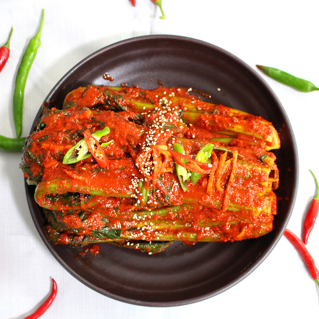 직접 담근 전라도 여수 돌산 갓김치 맛집 택배 100% 국내산 1kg : 원조김치사랑