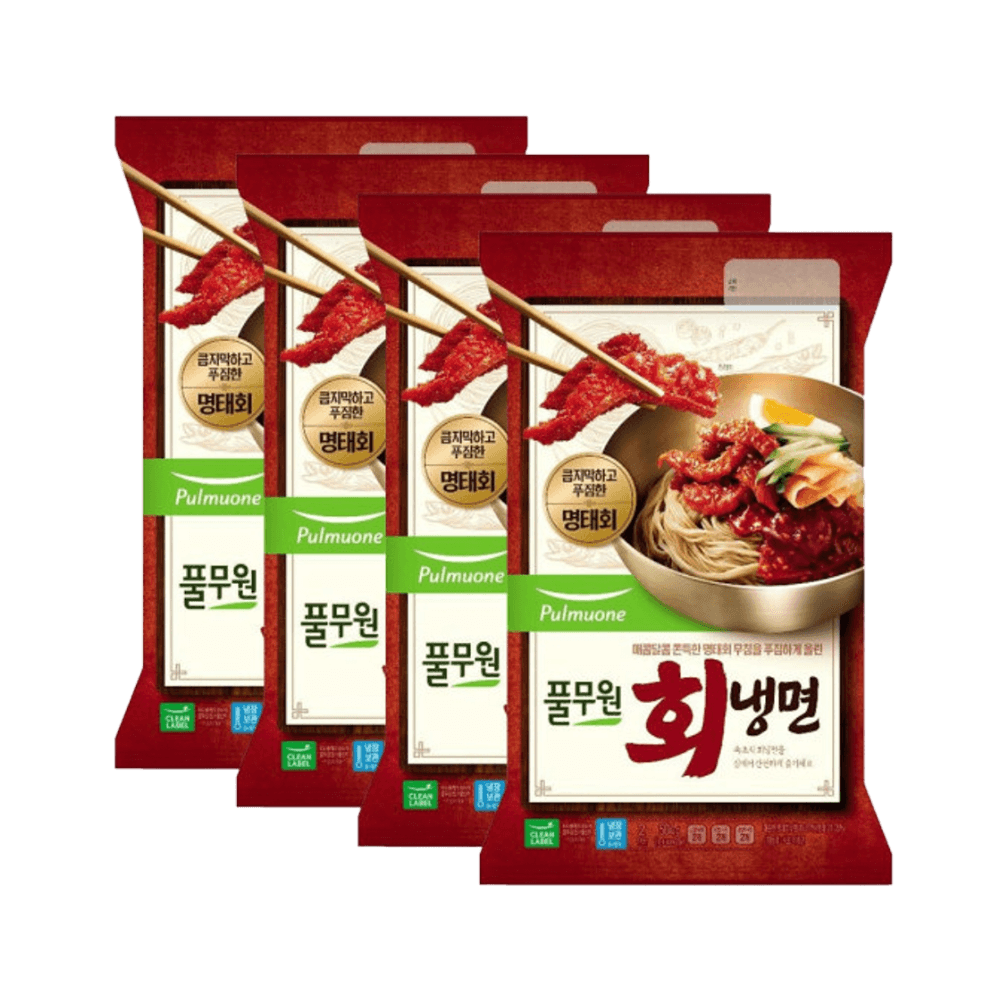 풀무원 회냉면 속초 2인분 504g 4개 : 그린 플로라