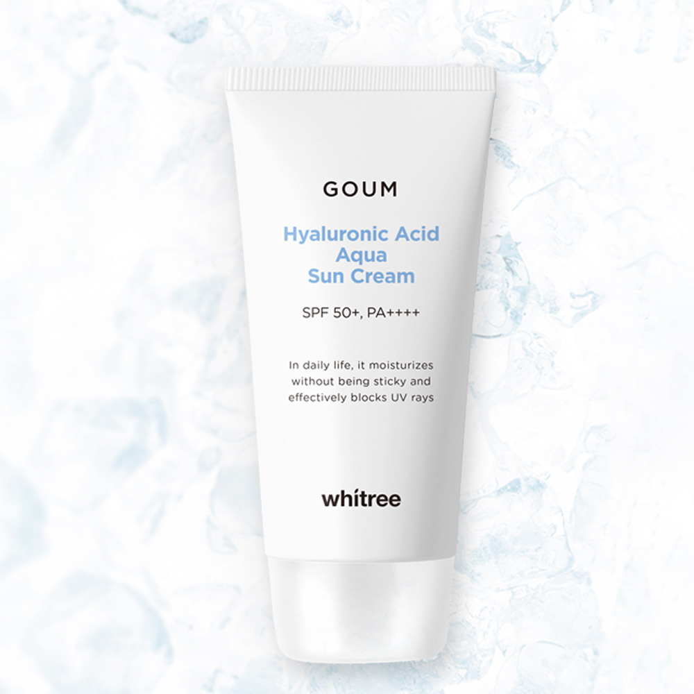 화이트리 고움 히알루론산 수분 선크림 60ml 선밀크 에센스 SPF50+ : foxtory