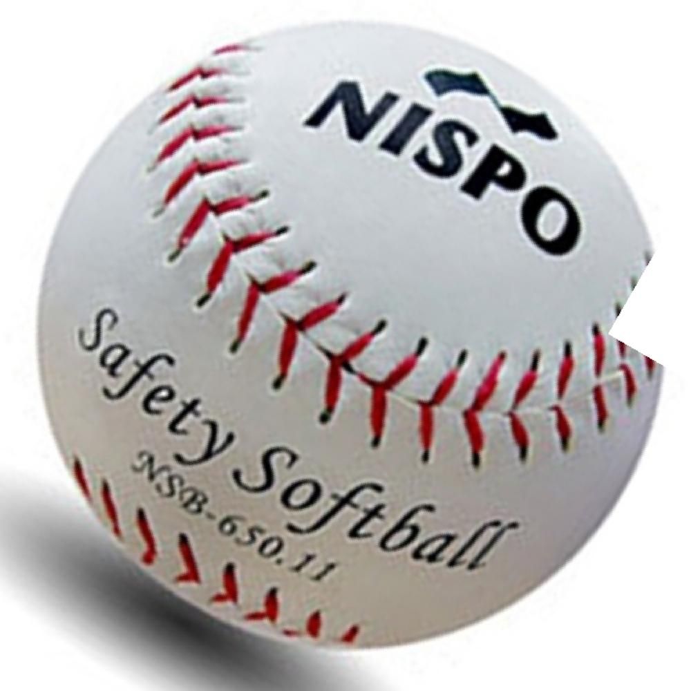 안전소프트볼 공 NSB-650.11인치 NSB-550.12인치 Soft PU 학교수업용 연습용 야구공 안전공 NISPO : 새롬몰컴퍼니
