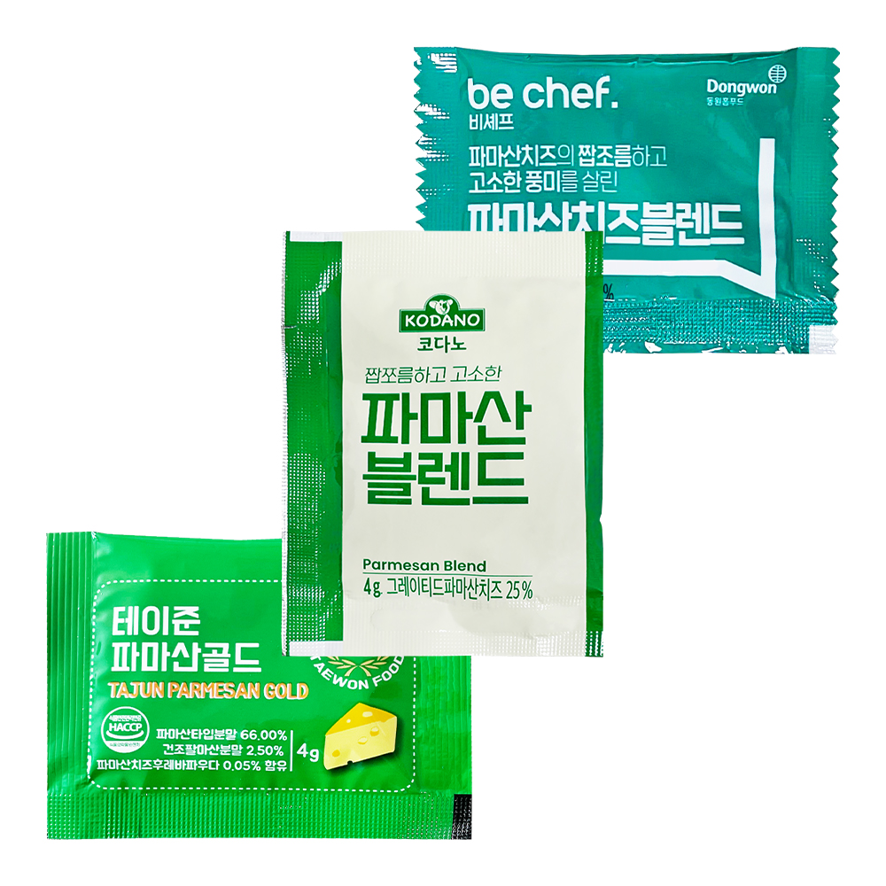 [제이케이푸드] 태원 테이준 파마산골드 (100개X5봉) 일회용 업소용 : 제이케이푸드6983333
