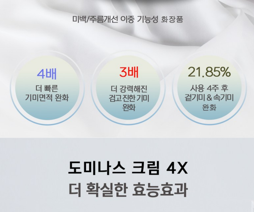 도미나스 도미나 기미크림4X 태극제약 4세대 피부 장벽 65g 점보크림 : 현스토어11