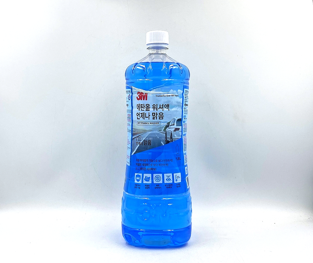 3M 언제나 맑음 에탄올 워셔액 1.8L : 바이코코온