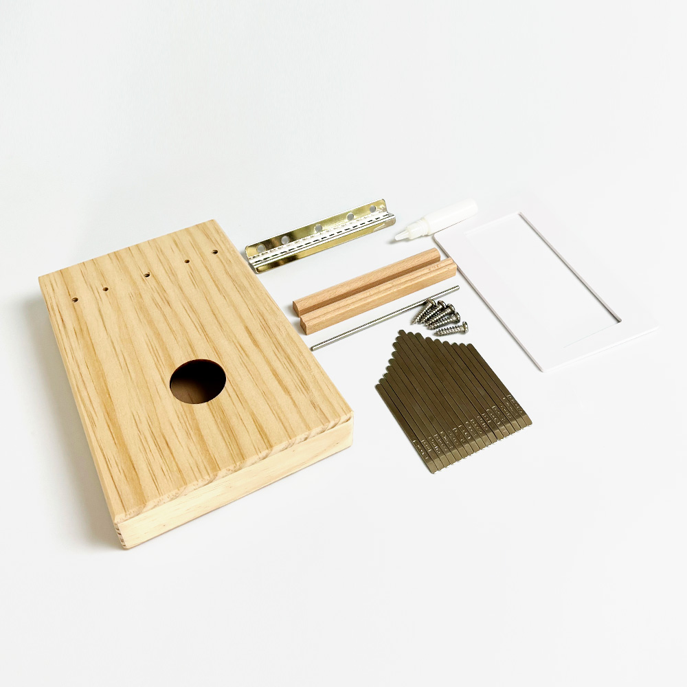 밤토리상사 칼림바 DIY 만들기 칼림바조율망치 소나무 합판 17음계 교육용 악기 세트 : 밤토리상사
