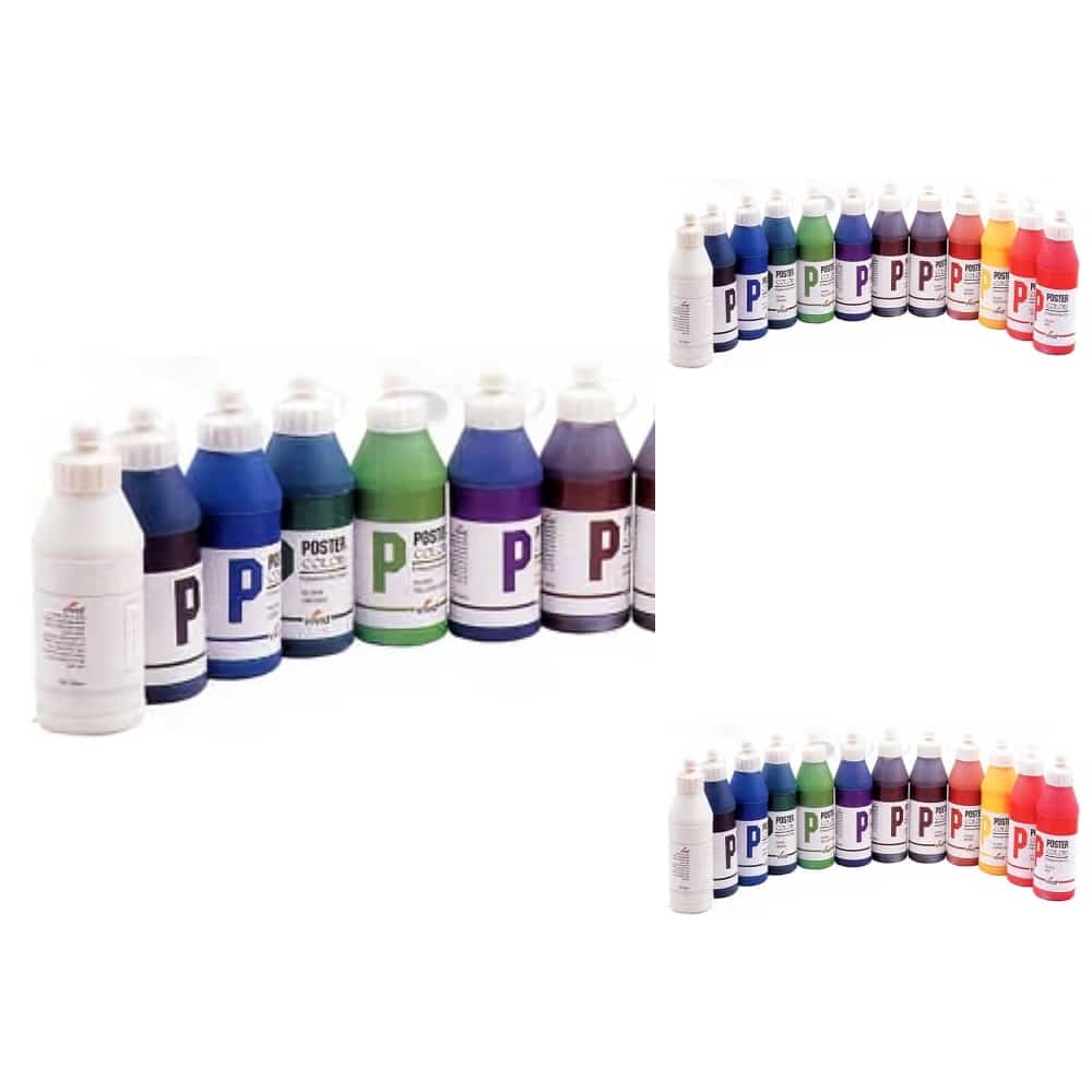 다타 종이나라 비비드 포스터칼라220ml 코발트 블루 포스터칼라 물감 포스터용 미술 용품 : 다타상점