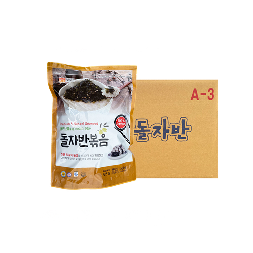 두원푸드 돌자반볶음 500g x 8개 1박스 : 정동상회