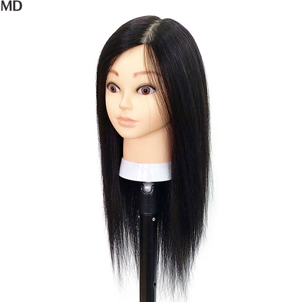 MD 인모 85% 통가발 실습용가발 미용가발 마네킹가발 연습용가발 학원가발 연습모 실습가발 마네킨가발 민두 피가발 미용실가발 미용재료 : 헤어본