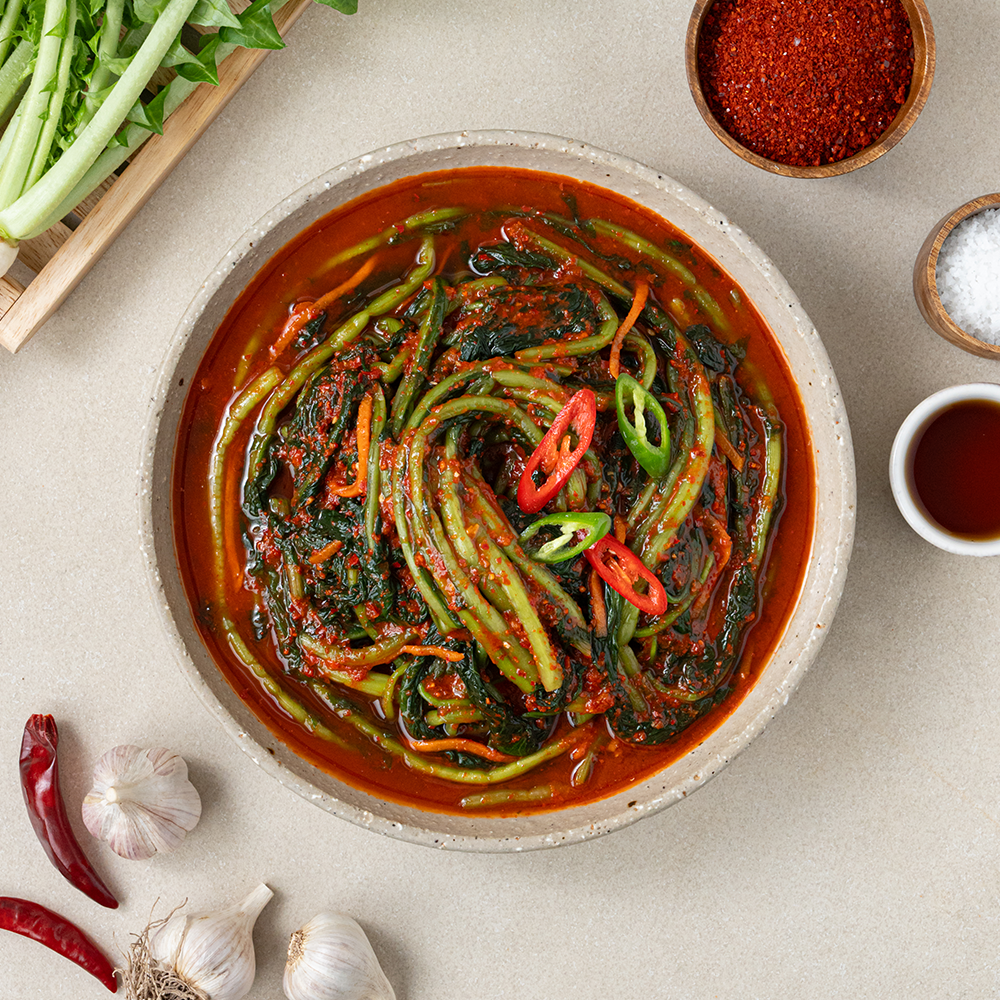 여수 산지직송 양념 열무김치, 열무물김치 1kg,2kg : 돌산댁