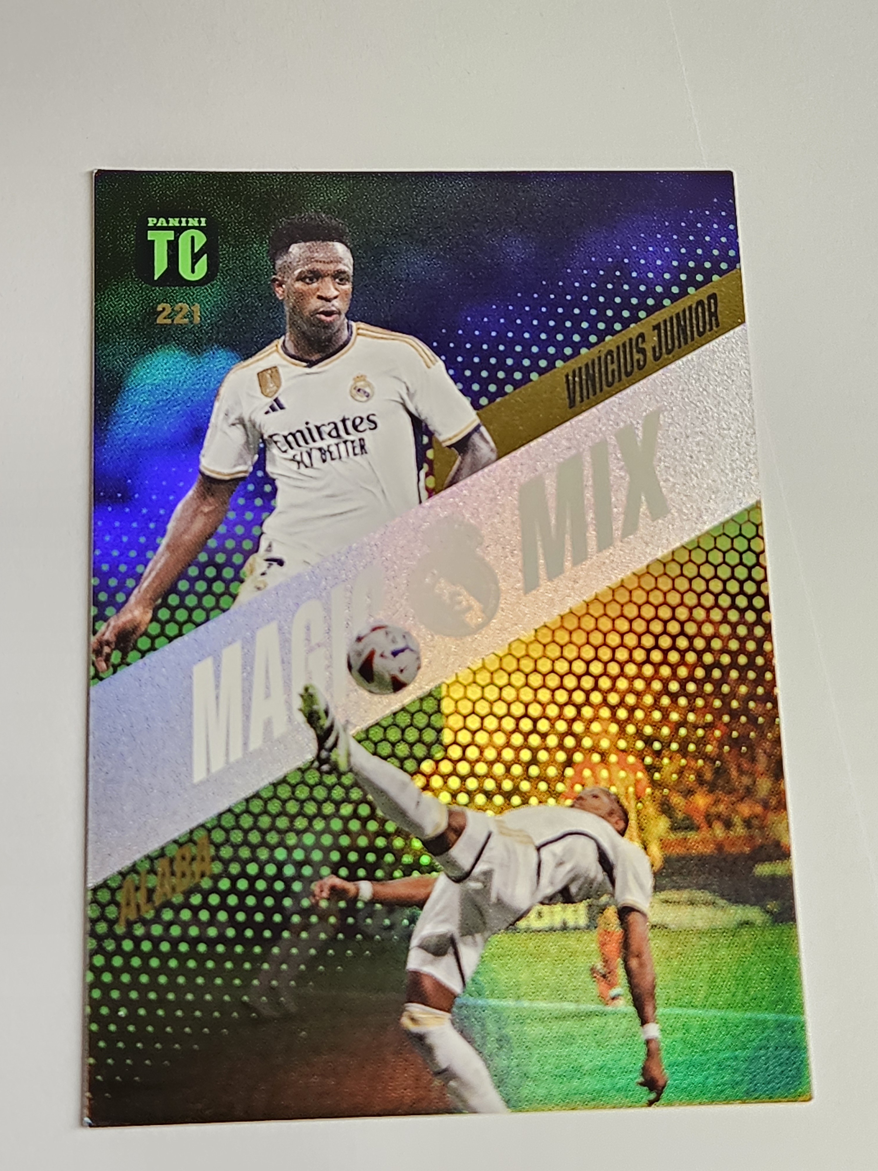 221 Vinícius Junior / Alaba Real Madrid C.F. Magic Mix Panini Top Class 2024 파니니 탑클래스 2024 : 캠핑토이