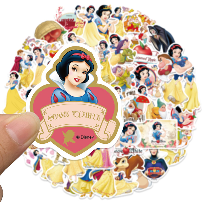 백설공주와일곱난쟁이 데코스티커 50종 핸드폰 노트북 캐리어 장식 : 나와또