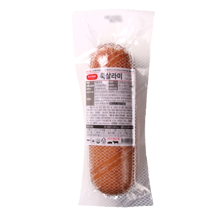 에쓰푸드 쿡살라미 1kg 무료 아이스포장 피자 샌드위치 햄 : 푸드K