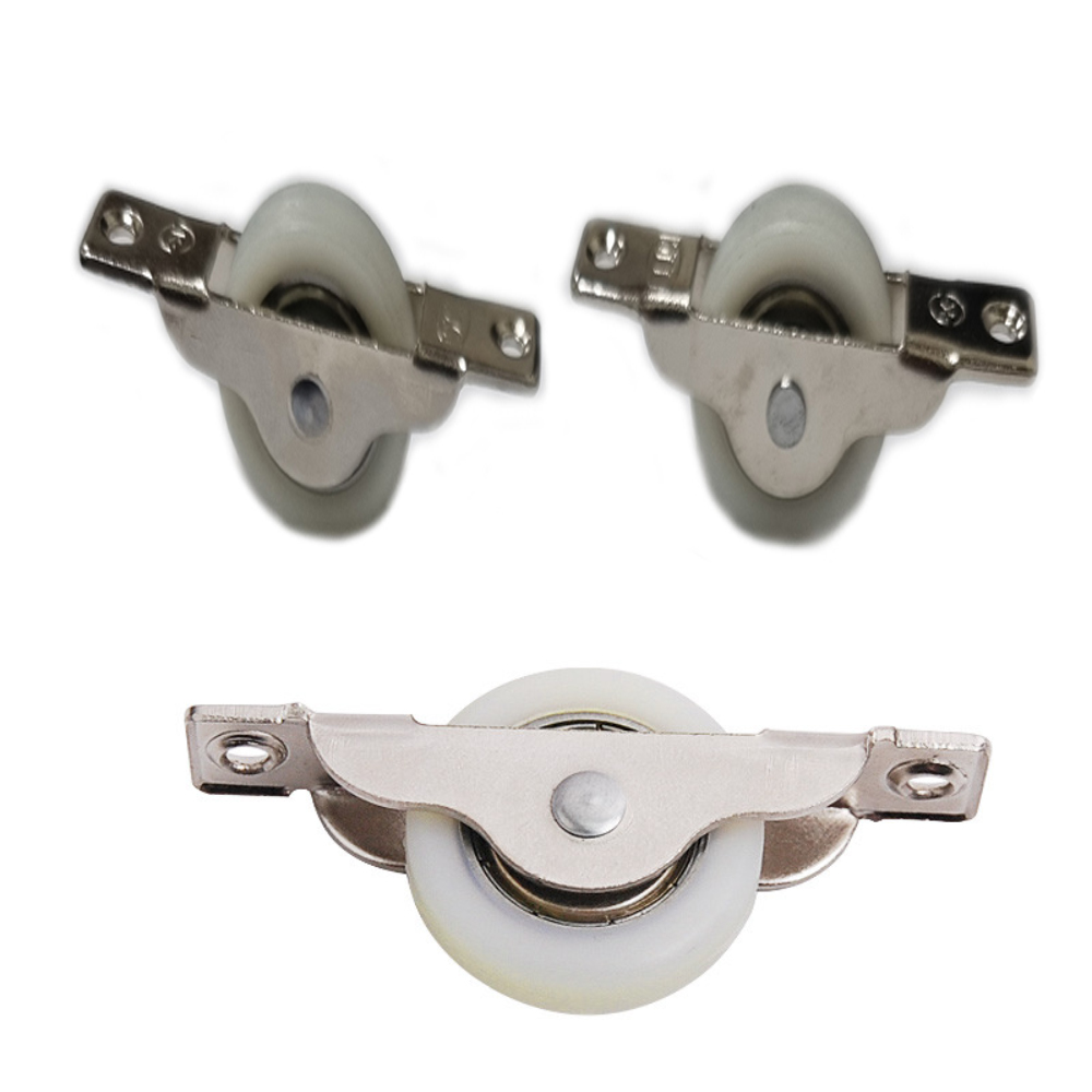 2개 묶음-1조 나일론 미소호차 평호차 목문호차 턱이없는호차 30mm-2P 무소음 목문로라 무소음호차 2P묶음 : 고려로프산업