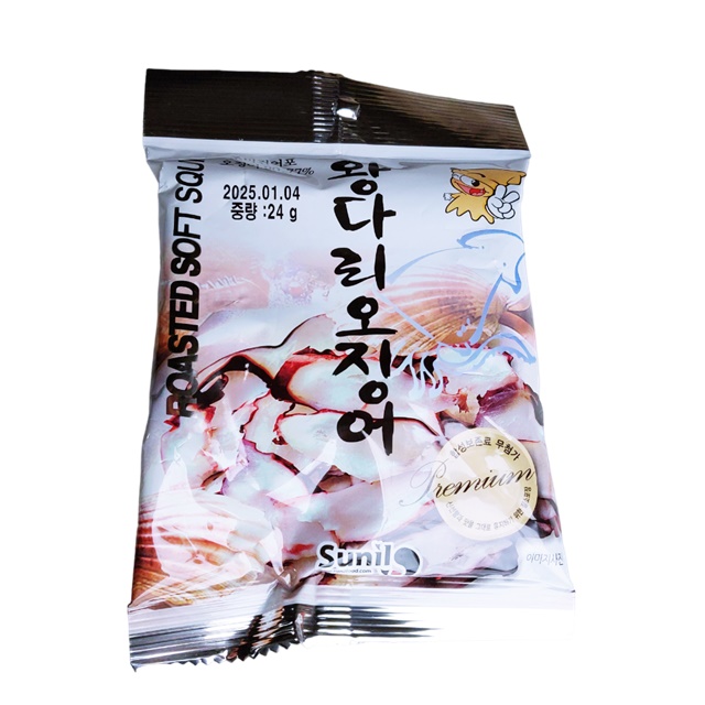 선일 왕다리 오징어 24gX20봉 : 맛나과자몰