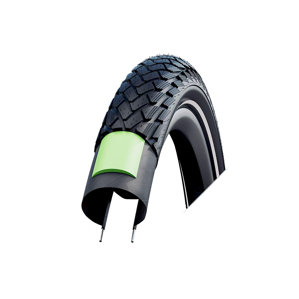 슈발베 그린마라톤 20 x 1.75 e-bike 타이어 펑크방지 친환경 : 쿨바이크