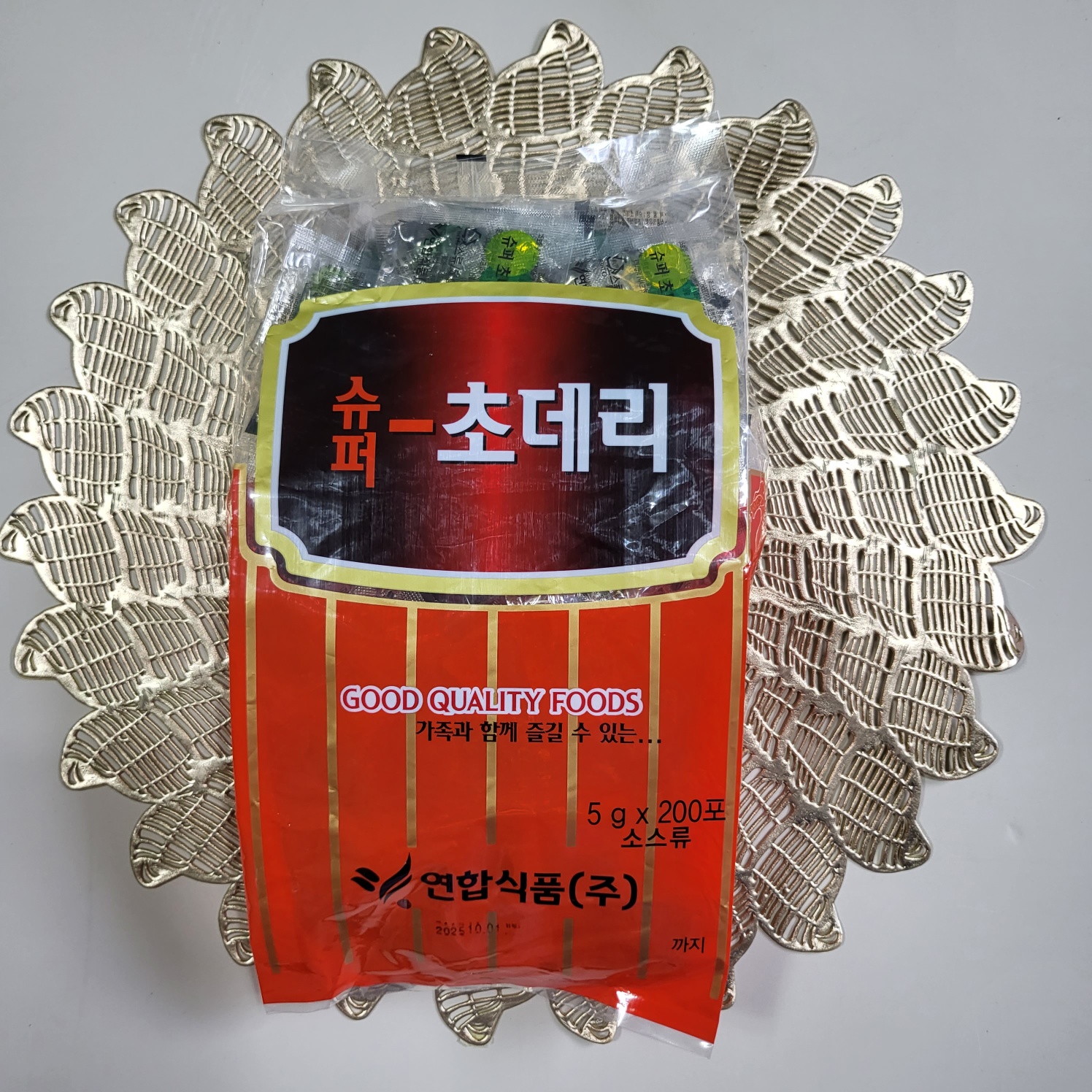 연합식품 일회용 슈퍼 초데리 (5gX200ea) 배달 포장 : 여기집밥