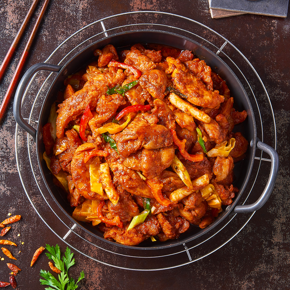맛잽이식품 춘천닭갈비 800g (매운맛/순한맛) 바베큐 전문점의 맛 : 푸드밀리 맛잽이