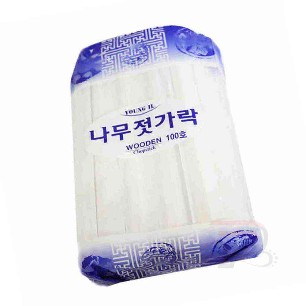 파샵 일회용 나무 젓가락 100개 캠핑 편의점 : 공공마트