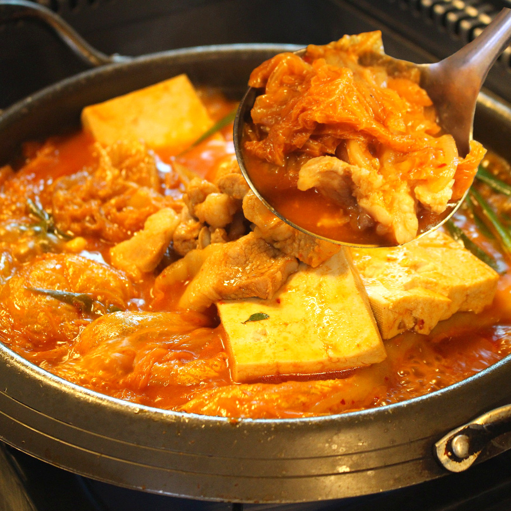 은항아리식당 20년전통 포천고모리 맛집 국내산 암퇘지 은항아리 김치전골 2인분 : 비오스푸드몰